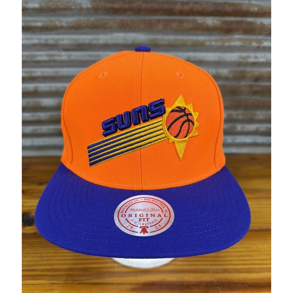1995 NBA All-Star Weekend Phoenix Suns Mitchell And Ness Snapback Hat Orange